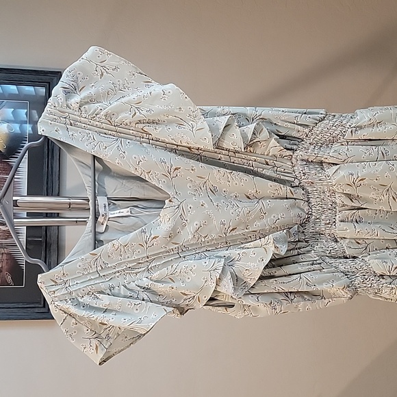 NWT Emmie Rose Sage Floral Dress - Picture 2 of 15